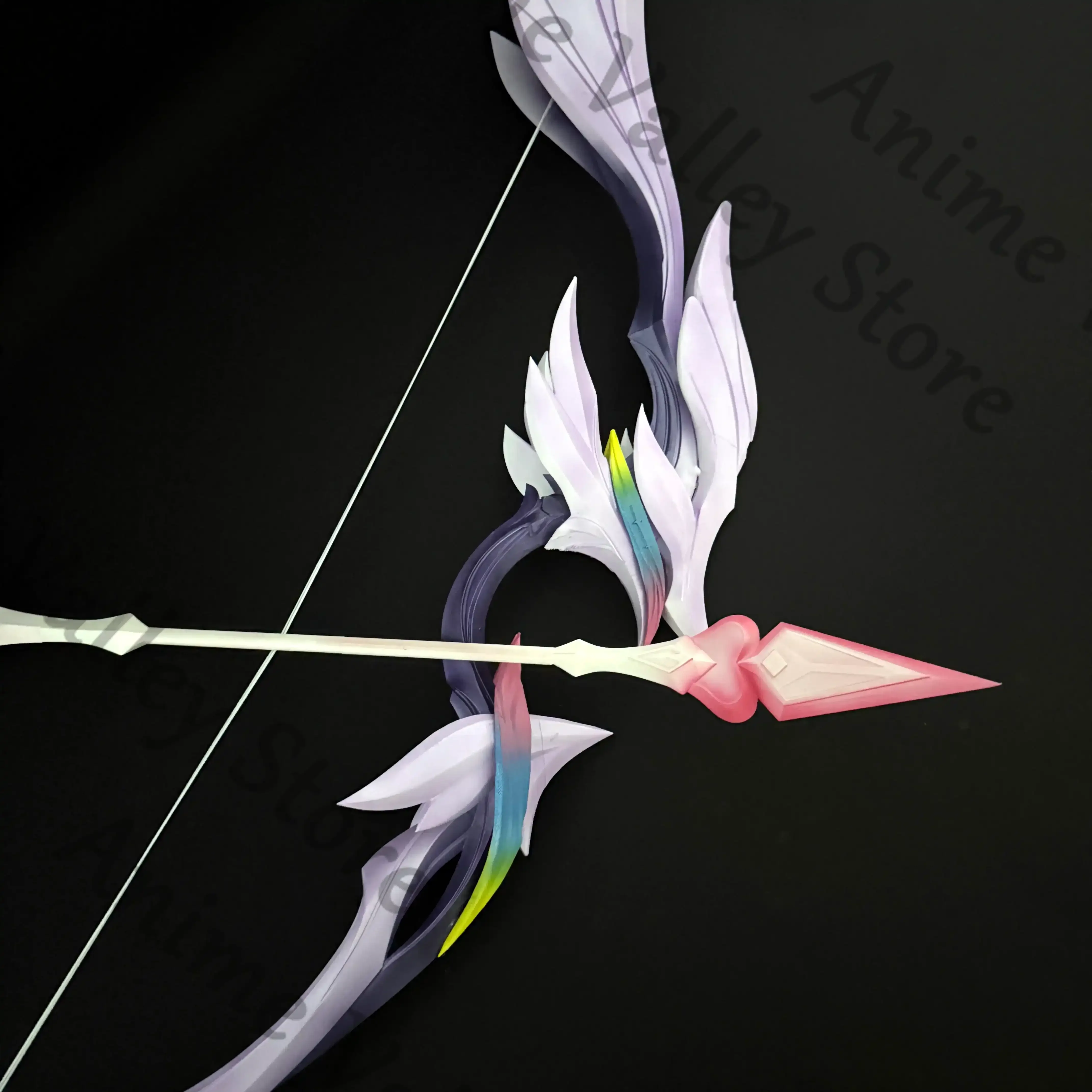 أنيمي هونكاي: ستار السكك الحديدية سيرين تأثيري القوس والسهم الدعامة الكرتون معدات الأسلحة الحصرية يمكن توهج هالوماس الدعائم عيد الميلاد