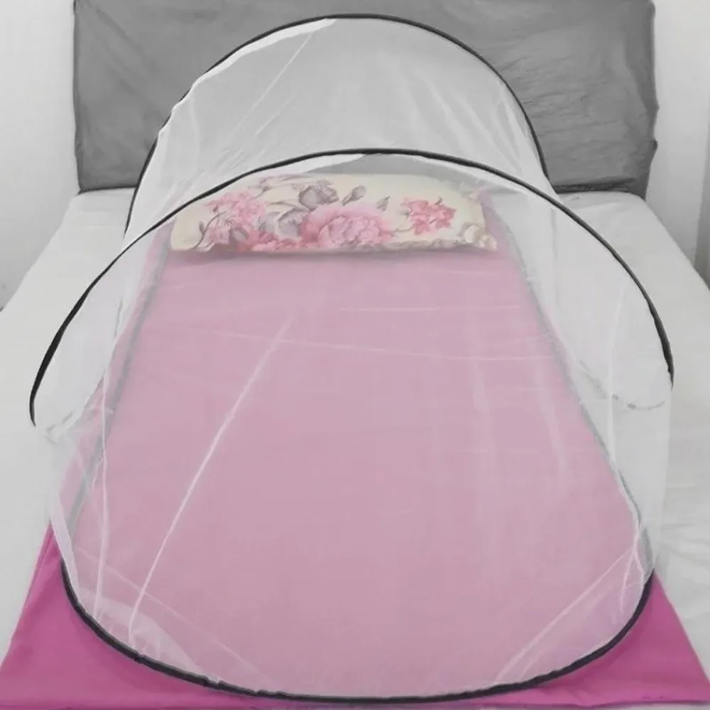 Full Cover Travel Folding Mosquito Net Anti Mosquito Insect Protection Single Bed Sleeping Mosquito Net Mesh Breathable