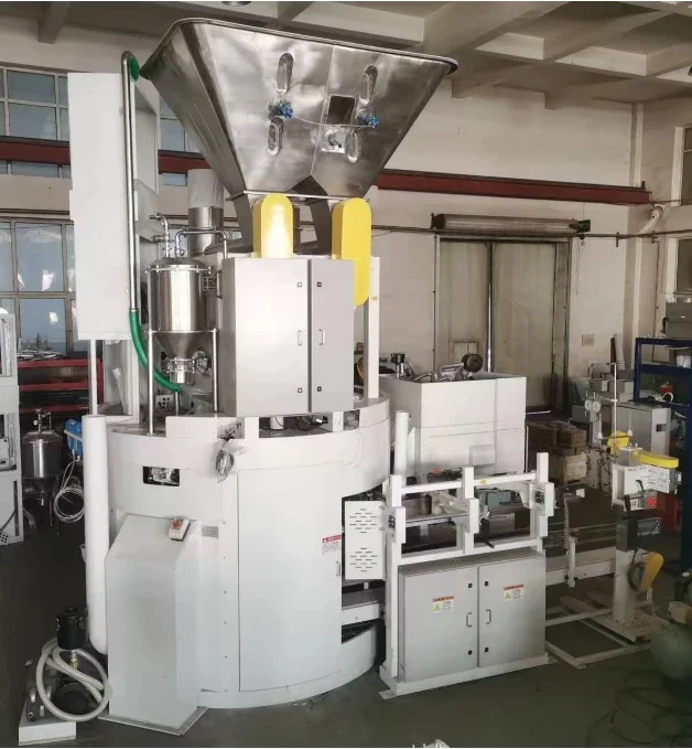 8 Station 25 kg Automatic Flour Packing Machine with Pumping Rotating Feature for Packaging Line