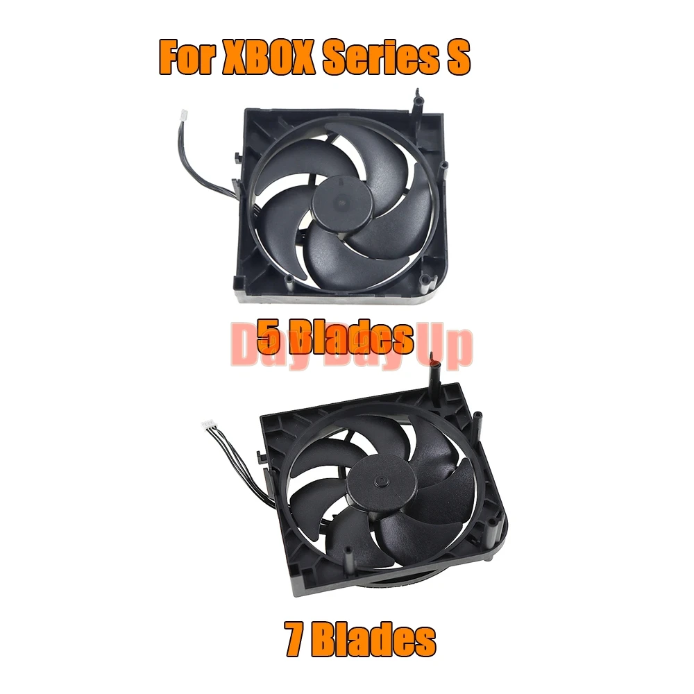 مروحة بديلة لـ xbox series x ، 5 ، 7 شفرات ، مروحة تبريد ، لون أسود ، لـ xbox series s ، 1 ريقة