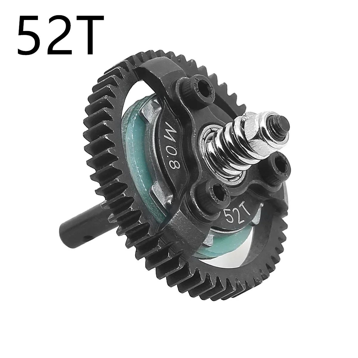 Steel M0.8 50T 52T 54T 60T Spur Gear Slipper Clutch for 1/10 Traxxas Slash 2WD Bandit Rustler Stampede 2WD RC Car Upgrade Parts