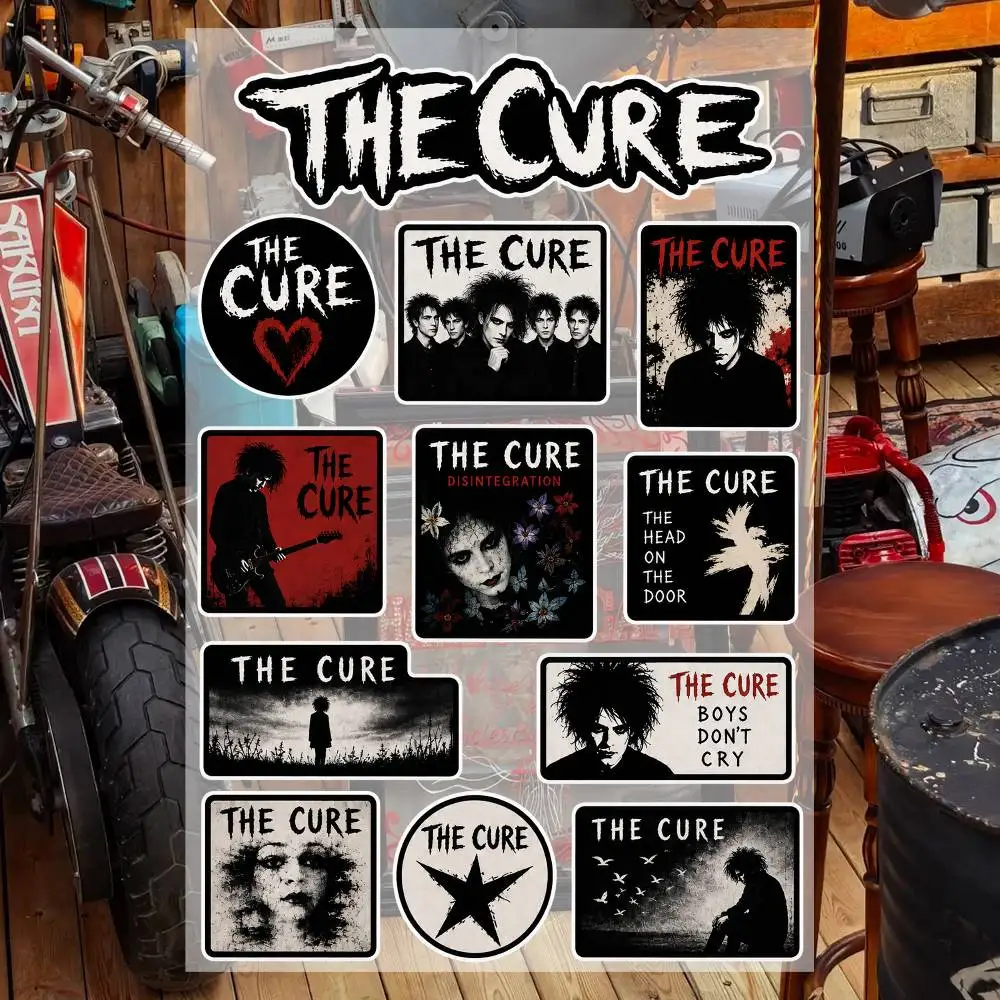 THE CURE Waterproof Vinyl Stickers for Car Motorcycle Bike Skateboard Laptop Bottle Phone