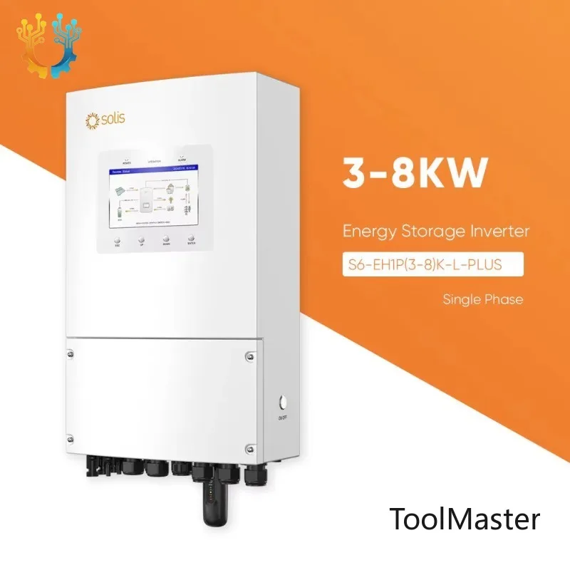 

【2026】Solis S6-EH1P5K-L-PLUS Hybrid Inverter 3-8KW Single Phase Solar Energy System For Home Factory Priced AC Output