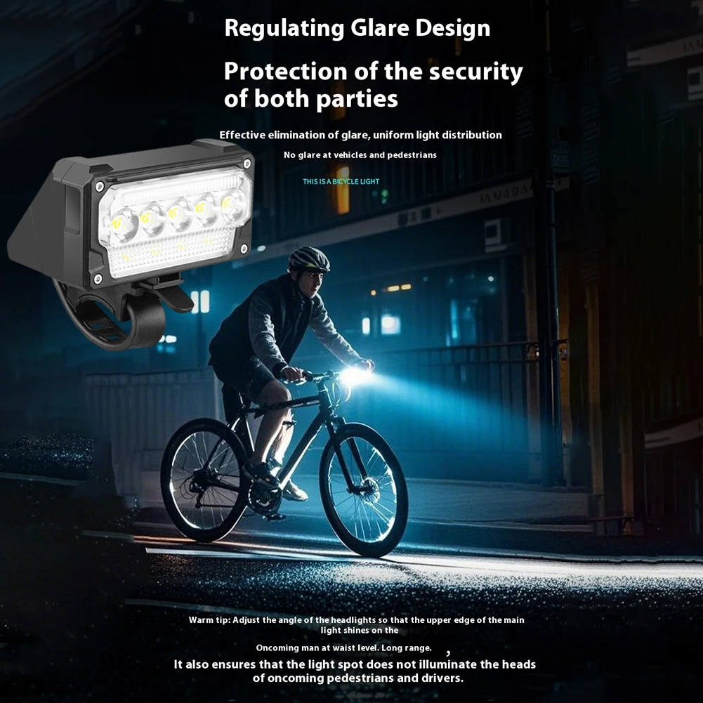 

Bicycle Front Light Super Bright Bicycle Light Waterproof Bike Safety Lamp Rechargeable Bicycle Headlight Cycling Accessories