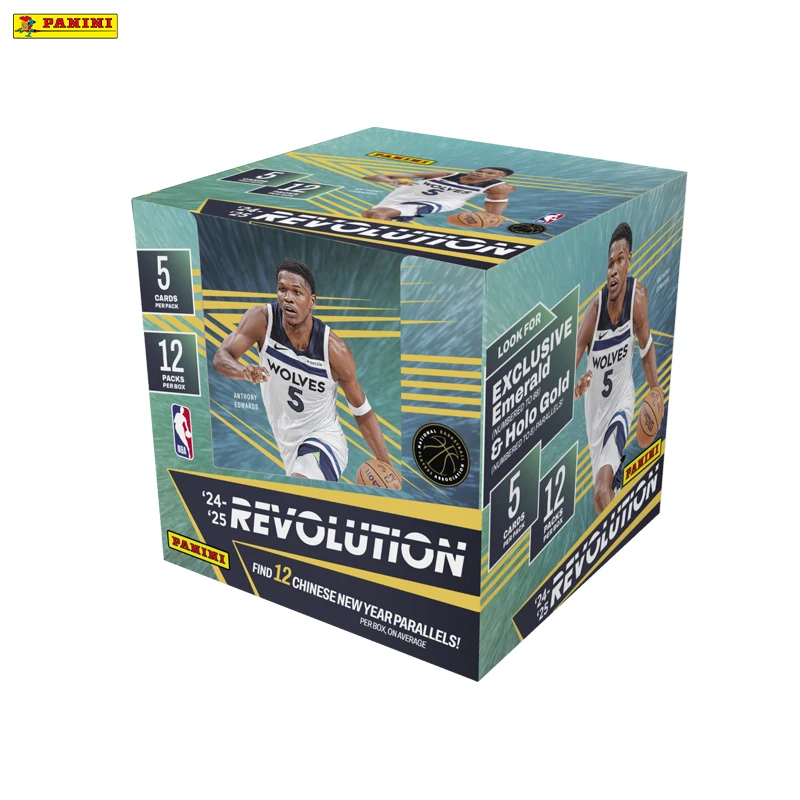 

Официальный набор коллекционных карточек Panini NBA Basketball Star, серия Dragon Year Revolution 2025, лимитированная подарочная коллекционная коробка