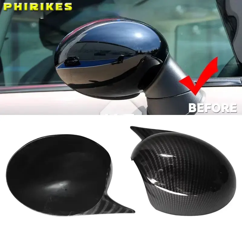 For Mini Cooper Clubman R55 Glossy Black R56 R57 R58 R59 R60 Countryman R61 Accessory Car Rear View Mirror Cover Shell