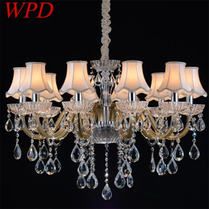 

WPD European Style Chandelier Lamp LED Pendant Lighting Luxury Decorative Fixtures for Home Hall