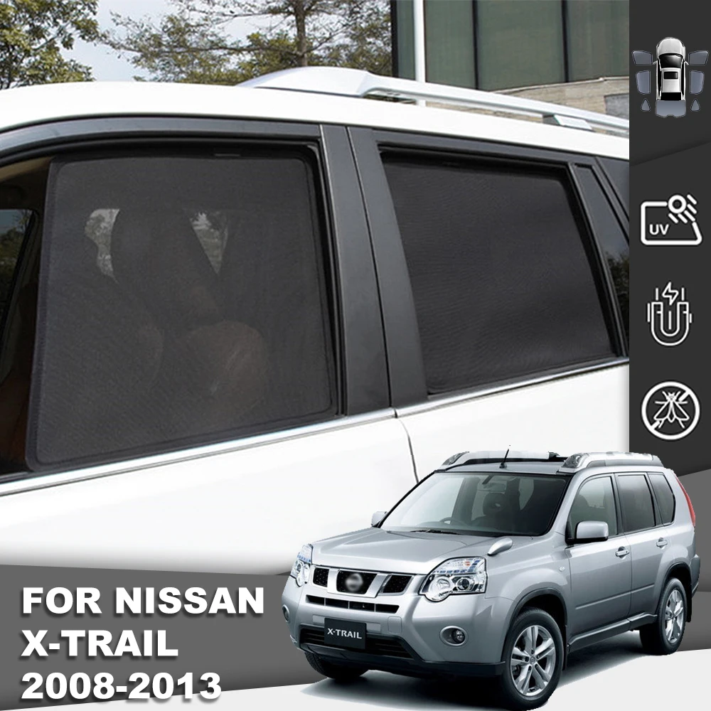 

For Nissan X-TRAIL 2008-2013 XTRAIL T31 Magnetic Car Sunshade Front Windshield Frame Curtain Rear Side Window Sun Shade X TRAIL