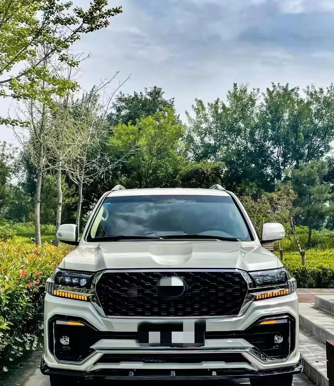 

Светодиодная фара для Toyota Land Cruiser 16-20 Фара DRL Дневные ходовые огни с желтым указателем поворота Автомобильные лампы