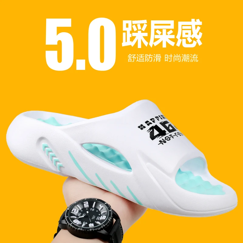 

Мужские и женские сандалии-шлепанцы Cloud Feel, повседневные шлепанцы из ЭВА, износостойкие, с противоскользящей подошвой, летние пляжные уличные тапочки