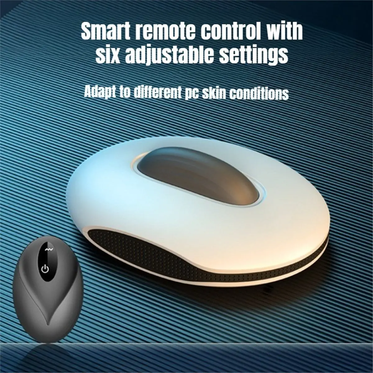 Rechargeable Pelvic Floor Exerciser Vibration Massage Exerciser Buttock Massage Exerciser Prostate Muscle Massage White