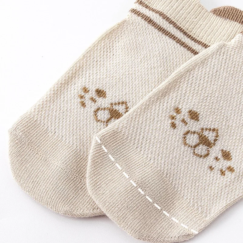 New Baby Floor Socks Anti-Slip Breathable Colorful Middle Socks Cute Animal Summer Soft Socks Children