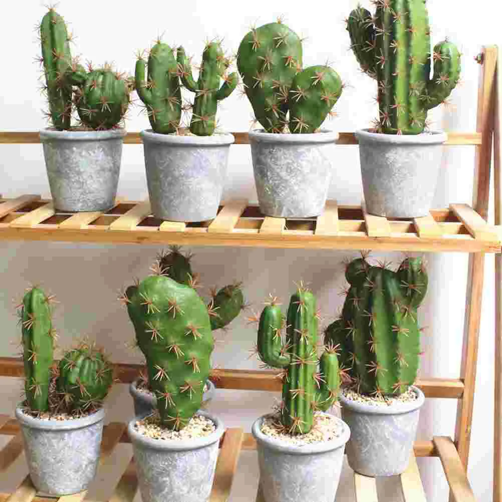 Plant Artificial Bonsai Imitated Cactus Imitation Ornament Simulated Plants Home Decoration