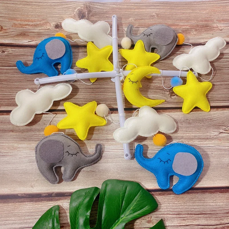 الكرتون سرير الطفل الهواتف المحمولة خشخيشات الموسيقى ألعاب تعليمية الدورية الموسيقى ل المهد الرضع ألعاب الأطفال 0-12 شهرا لحديثي الولادة #3