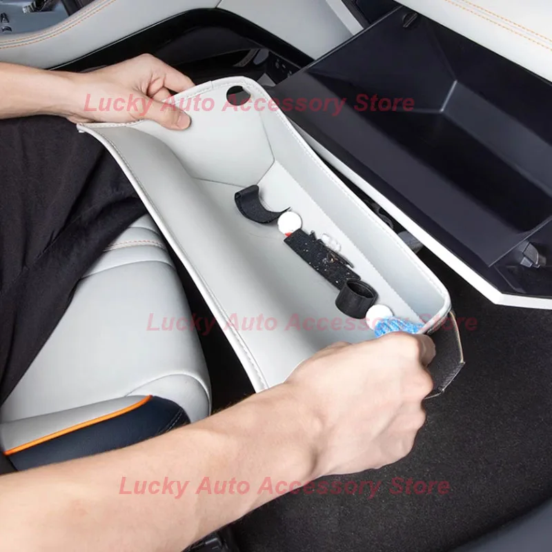 Car Co-pilot Storage Box for BYD Song Plus DMI EV 2023 Storage Bag Glove Box Protective Mat Organizer Interior Accessories