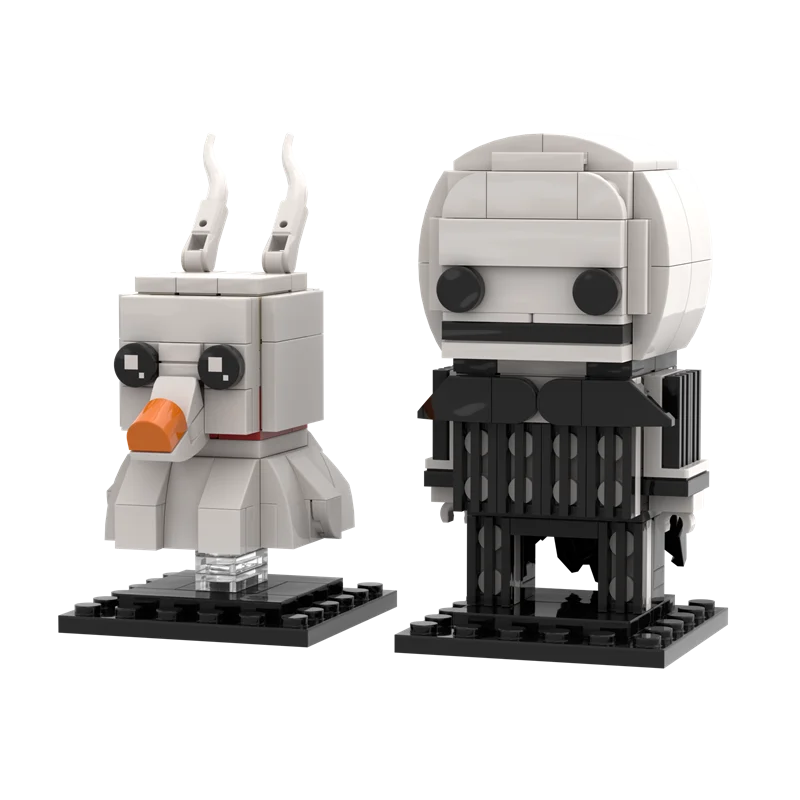 

MOC Movie Figure Nightmareals Before Christmas Sally&Jack&Mayor Brickheadz Building Block Pumpkin Bricks Toys Halloween Gifts