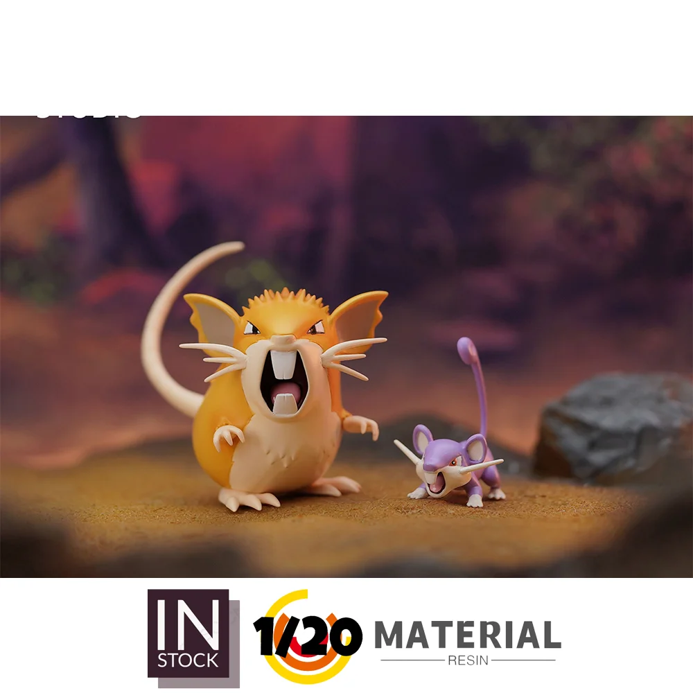 [PREORDER] 1/20 Resin Figure [HH] - Rattata & Raticate NO-19-20