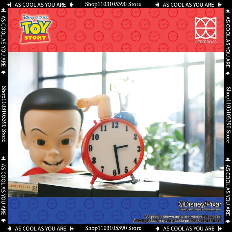 

Herocross Toy Story Genuine Movable Sid Phillips Toy Alarm Clock Hand-made Doll Tide Play Decorative Model Toy Story