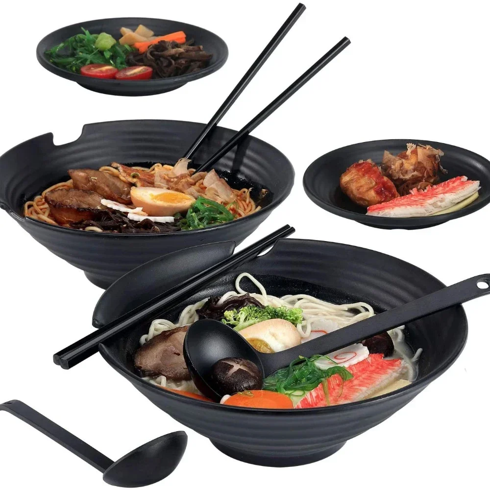 2pcs Japanese Style Long Handle Soup Spoon Ramen Ladle Spoon For Ramen Noodle Soup Hot Pot Scoop nder Kitchen Utensil Melamine