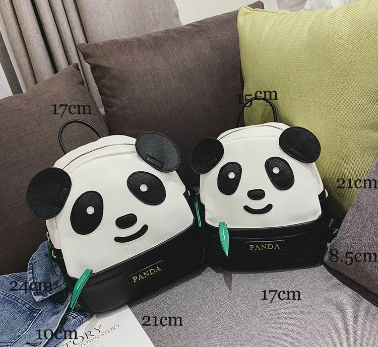 Custom Name Children\'s Kindergarten Panda Backpack Fashionable Cartoon Boy and Girl Backpack, Leisure Travel Baby Backpack