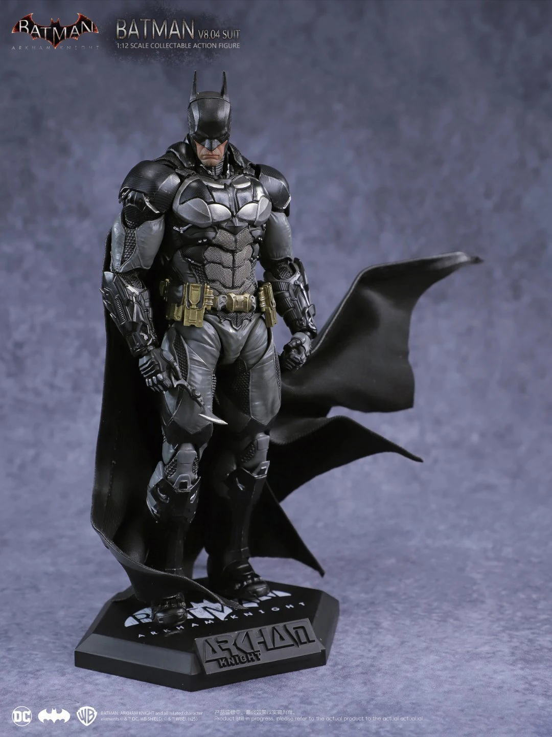 In Stock U-P-Finegures V8.04 Batsuit Batman Arkham Knight DCC Action Figure Model Trendy Toys Desktop Doll Collectibles