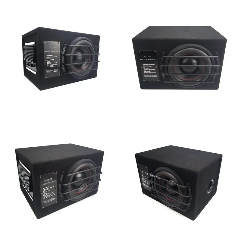 2026 Hot Sale OEM 10 Inch Car Subwoofer Sound Box Amplifier 600w Strong Bass Active Subwoofer Speaker Audio Sound System