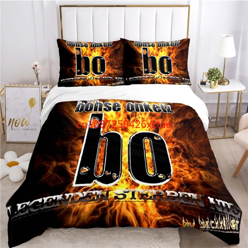 

B-öhse O-nkelz Cartoon Couette 220x240 Duvet Cover Sets Printed Bedding Set Double Queen King Size,Bettbezug