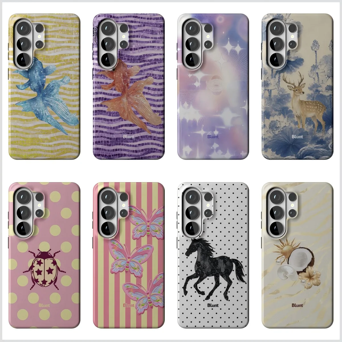 Phone Cases Blunt - Funda para Teléfono Lavender Galaxy Blunt