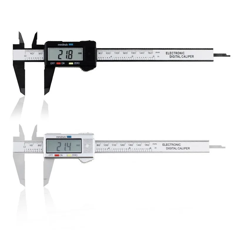 150MM Battery Tattoo Eyebrow Ruler Digital Electronic Vernier Caliper Measuring LCD Microblading Micrometer Measurement Means