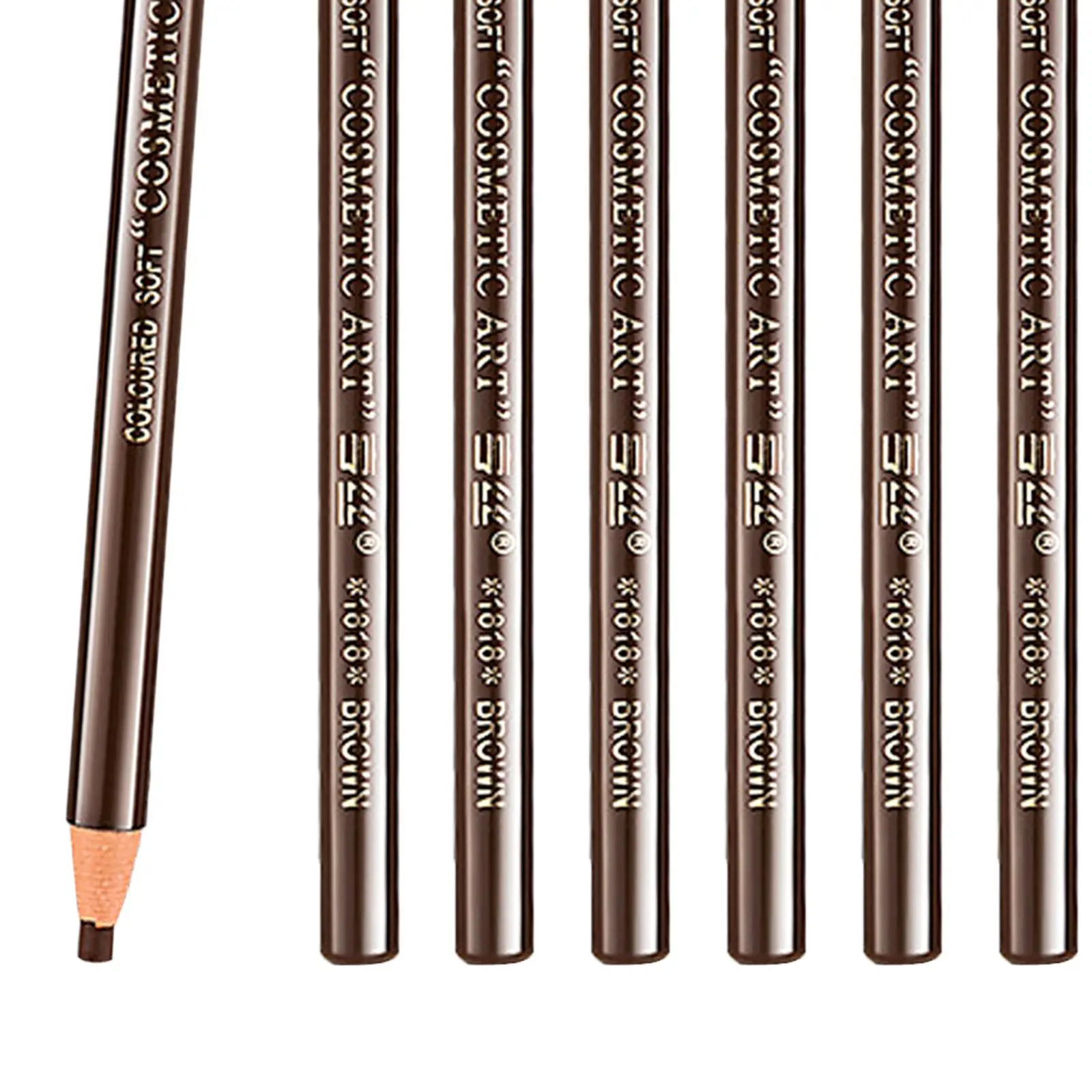 Delineador de cejas resistente al agua, lápiz de ojos de madera, Kit de lápiz de cejas a prueba de manchas para maquillaje de salón