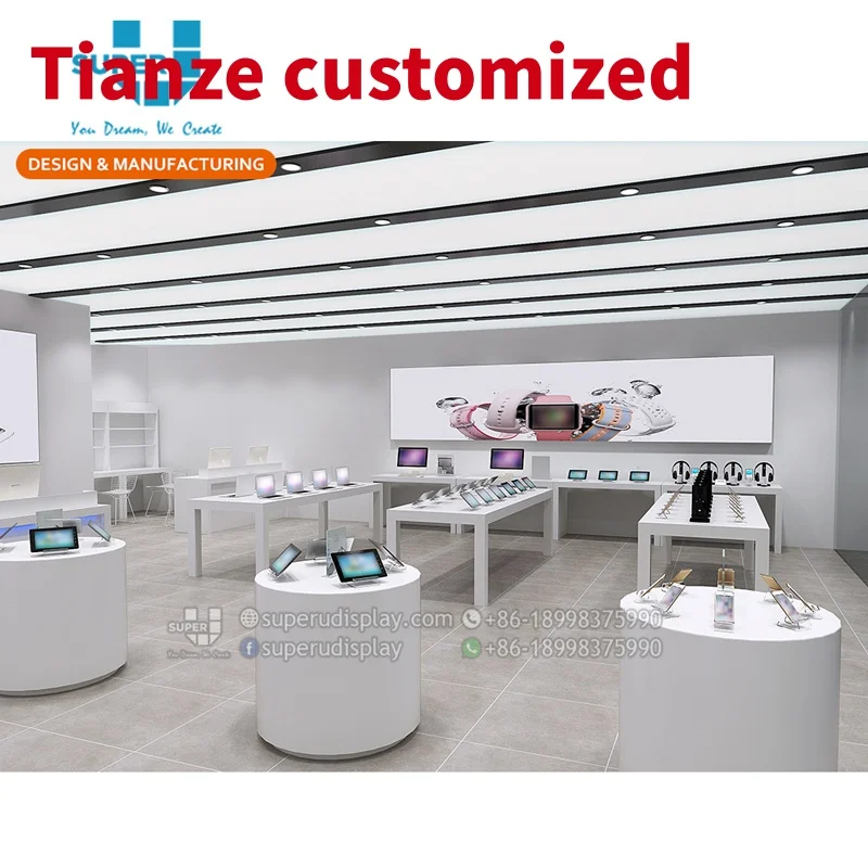 

(customized)3D Cellphone Mobile Shop Interior Design Showroom Design