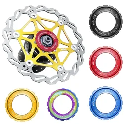 Bicycle Center Lock Disc Brake Hub Lockring Front Rear 9 12 15 20mm Axle Middle CenterLock Cover Ring Cycling Accessories