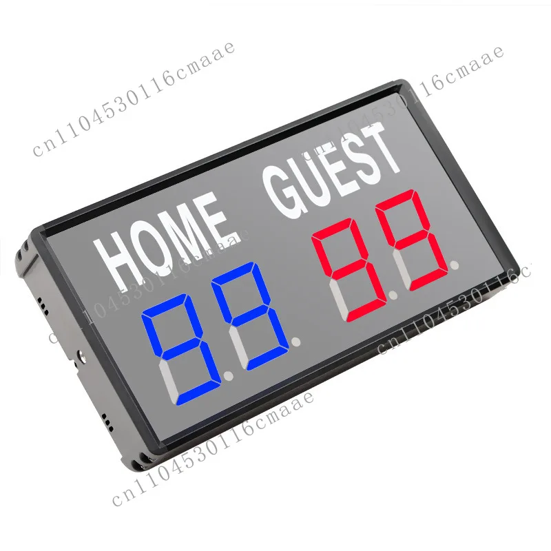 Portable multifunctional basketball, billiards, table tennis scoreboard, wireless remote control, LED football scoreboard