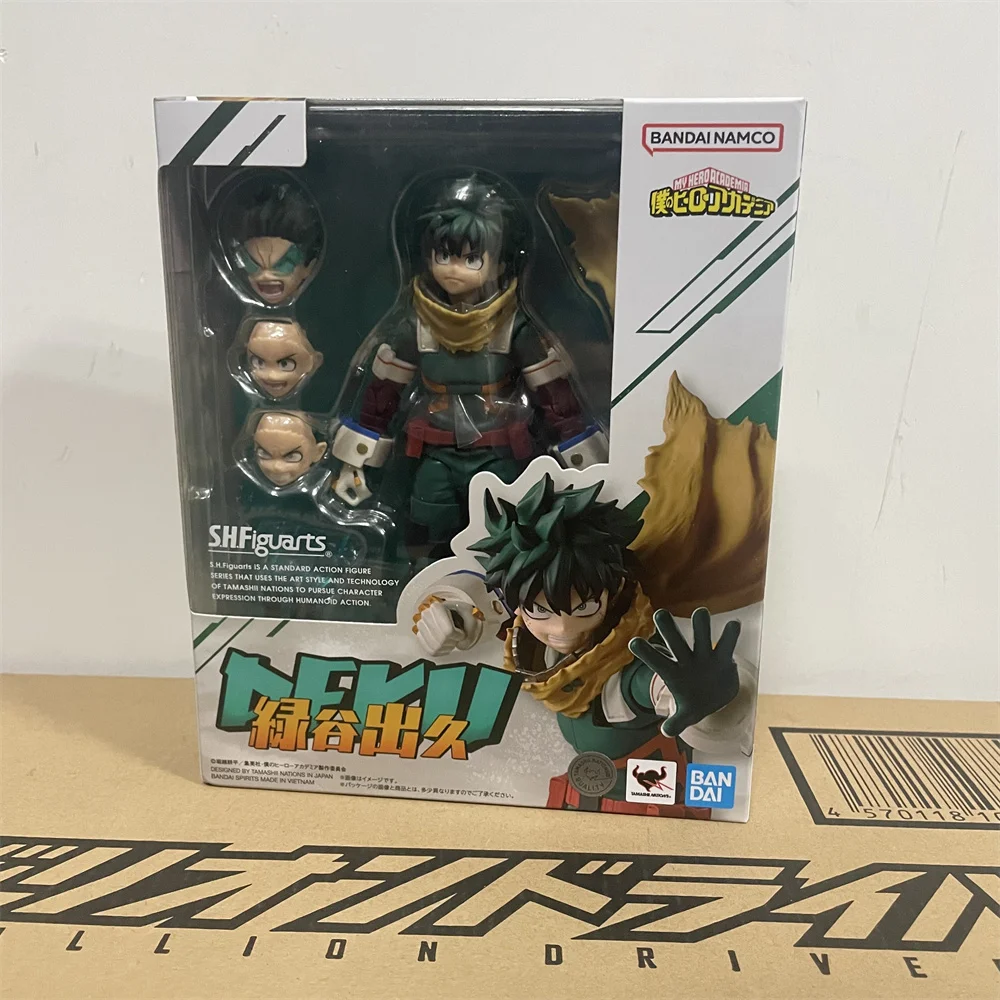 In Stock Original Anime Figure Bandai My Hero Acedemia S.H.Figuarts IZUKU MIDORIYA Deku PVC Action Figurine Toys Model Doll