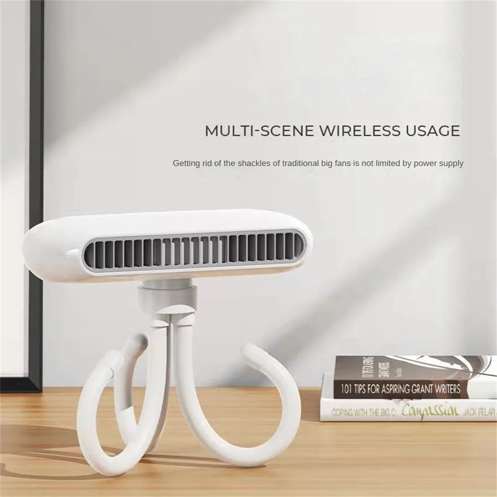 Octopus Ondersteuning Fan Kwallen Wandelwagen Fan Ultrastille Outdoor Camping Plafondventilator Clip-USB Opladen Kleine Koeling Ventilador