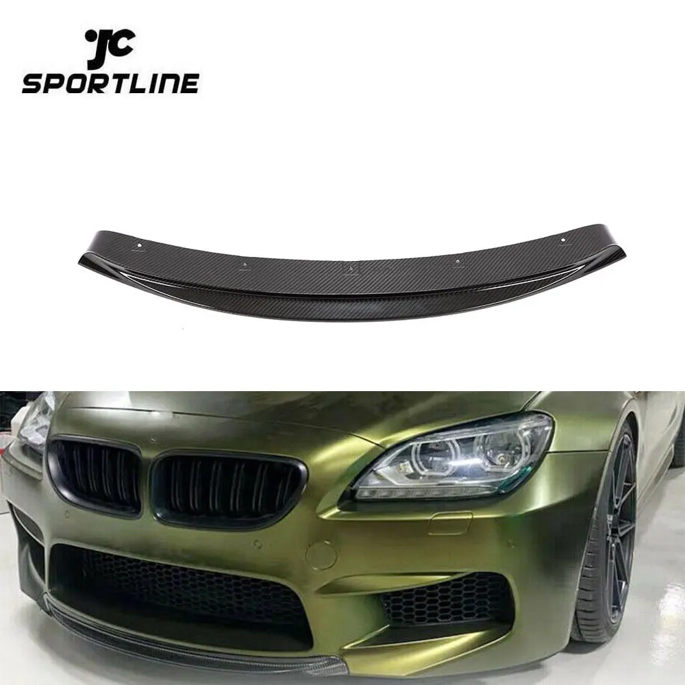 

For BMW 6 Series F06 F12 F13 M6 13-18 Carbon Fiber Front Bumper Lip Spoiler