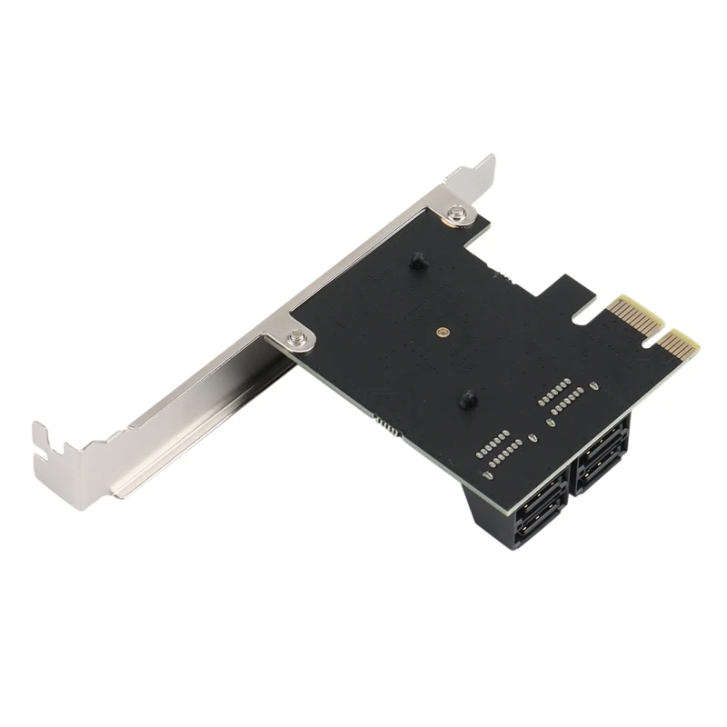 Disque dur PCI-E 4X vers SATA 3.0, 6 000 cartes, 4 ports, transfert pleine vitesse, 6 000 IPelasticity, pour Win7 / 8 / 10 / Linux