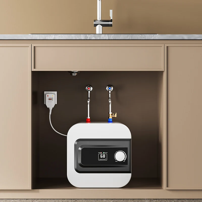 house hold ABS Shell 220V 1.5kW 8L/15L Mini Tank Storage Electric Hot Water Heater Geyser for RV Outdoor Use Class Energy