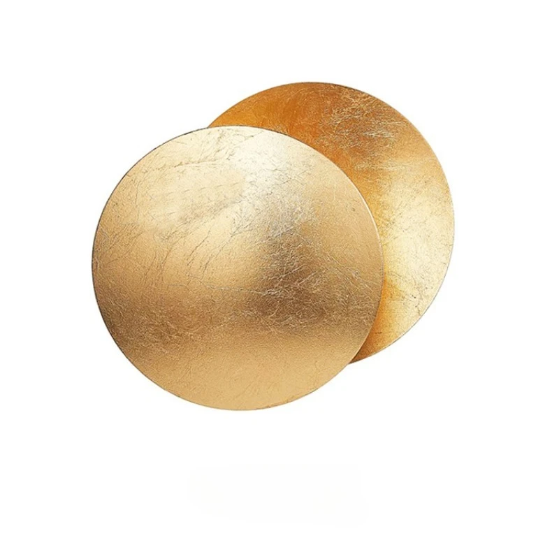 

Nordic bedroom bedside lamp living room background wall creative personality aisle round designer art lunar eclipse wall lamp