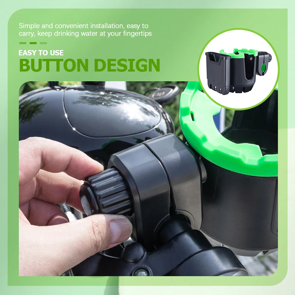 

Water Cup Holder For Bike Cell Phone Bottle Storage Rack Abs Durable Bicycle Drink Stand Electric Bike Folding Stroller