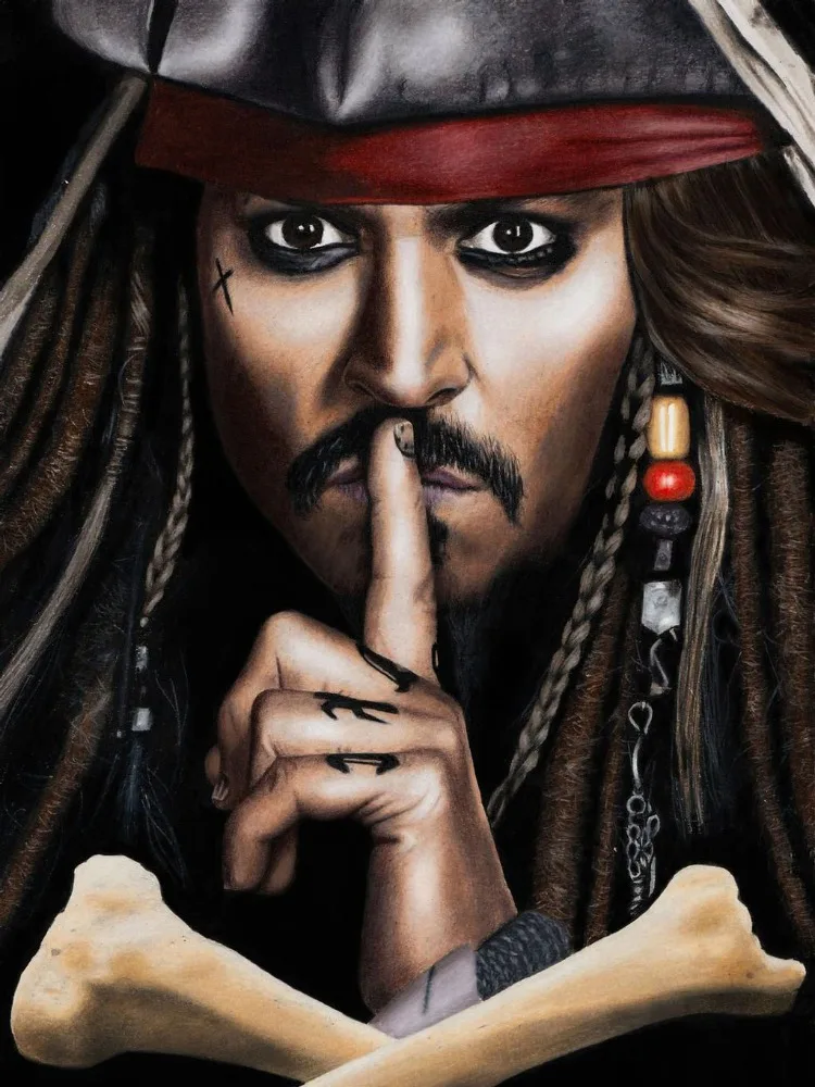 

Jack Sparrow Movie Figure 500/1000/1200/2000 PCS Jigsaw Puzzles Family Activity Games for Gameroom Bedroom Home Decor Gifts