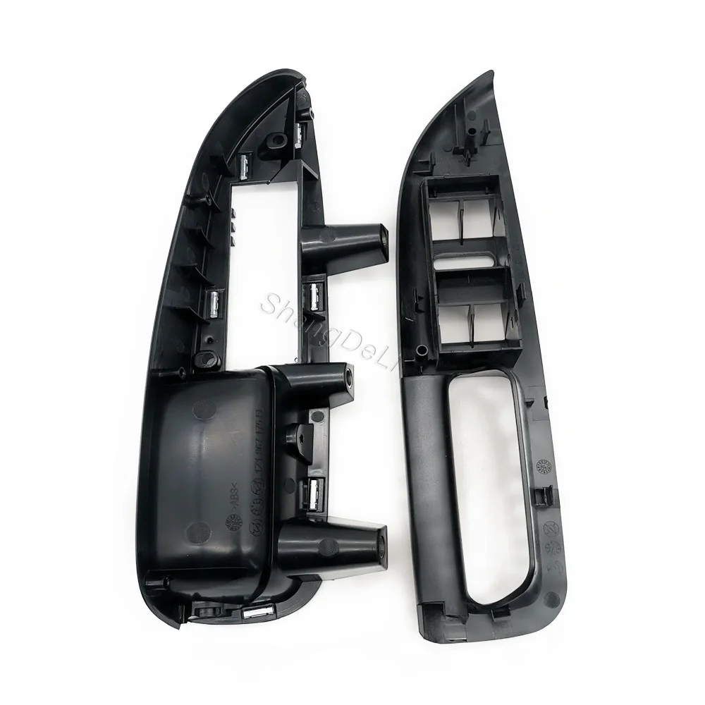 2 قطعة نافذة السيارة الداخلية الأمامية اليسرى رفع التبديل مقبض الباب قوس غطاء الكسوة صالح لسكودا 2007-2014 اوكتافيا #5