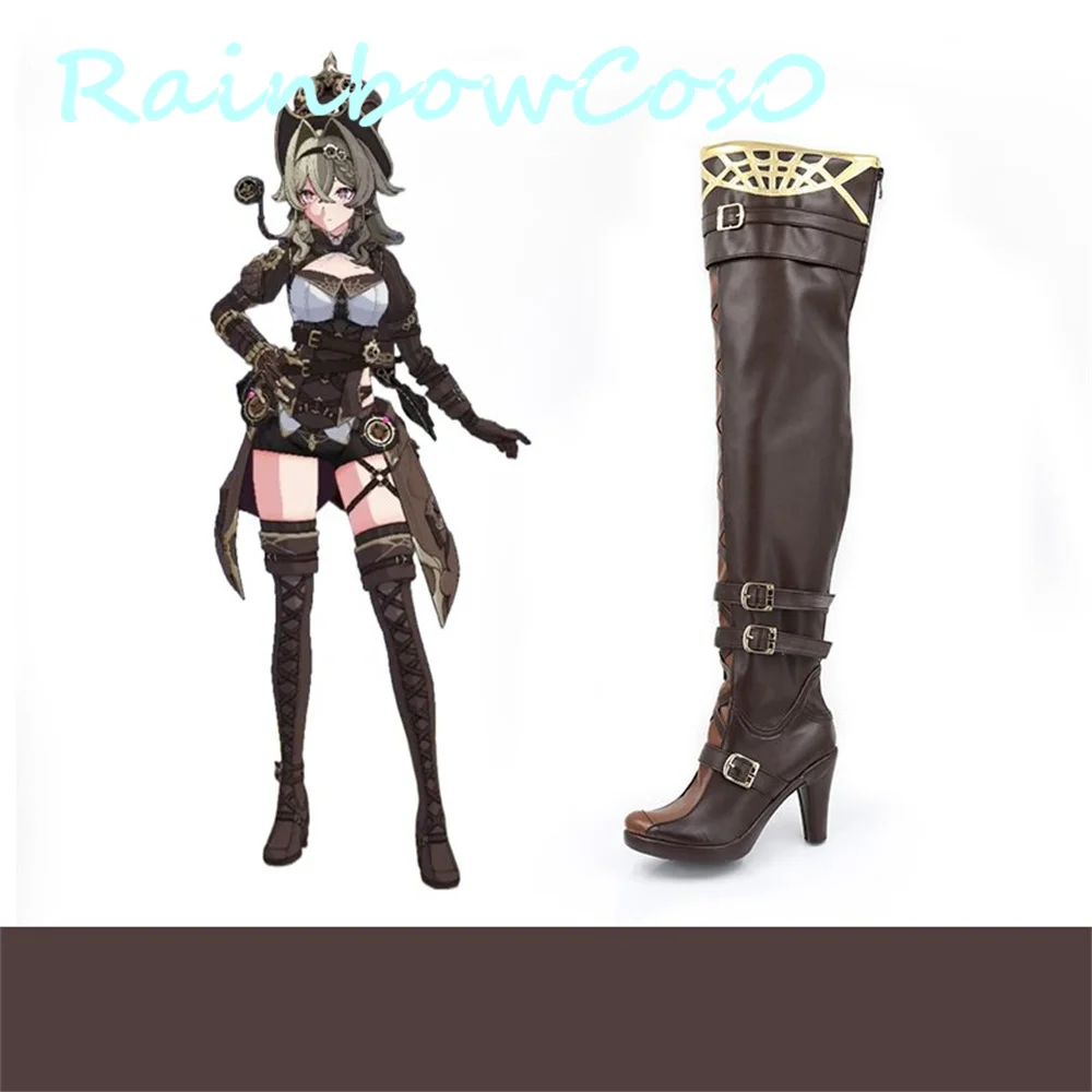 Honkai Impact 3rd VILL V v2v Cosplay Shoes Boots Game Anime Halloween Christmas RainbowCos0 W3009