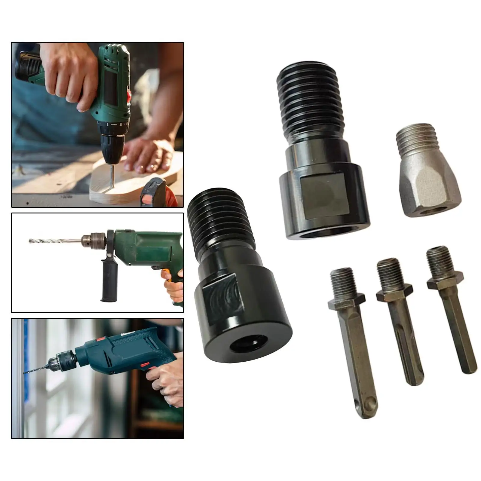 

Переходник для колонкового сверла Стабильное соединение M22 «мама» на 1-1/4 дюйма «папа» Эффективность M16 на 1-1/4 дюйма Адаптер вала алмазных корончатых бит