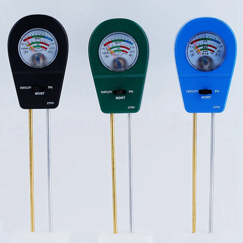 Soil Tester Soil Moisture Meter Soil Ph Tester Test Soil Fertility Suitable For Garden Lawn Care Greenhouse Plants