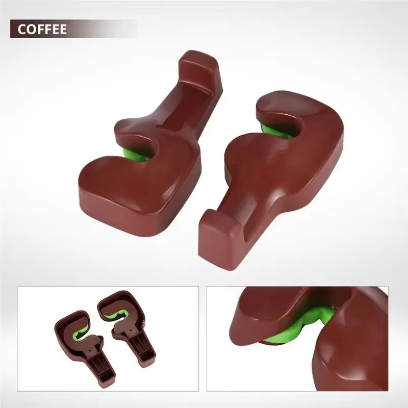 2Pcs Car Interior Fastener Clips Auto Seat Hook Hanger Portable Purse Bag Holder Organizer for Car Styling Interior Accessories