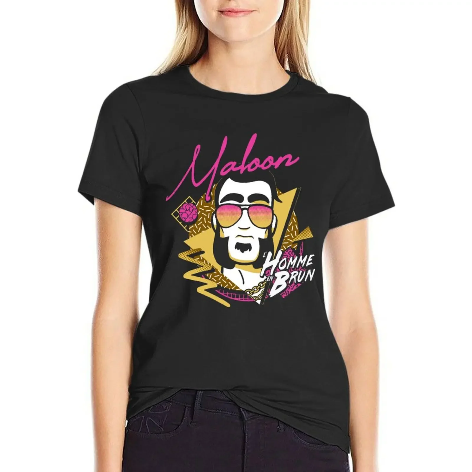 

Claude Maloon, l'homme en brun T-Shirt plain animal prinfor cute clothes plus sizes tshirts woman
