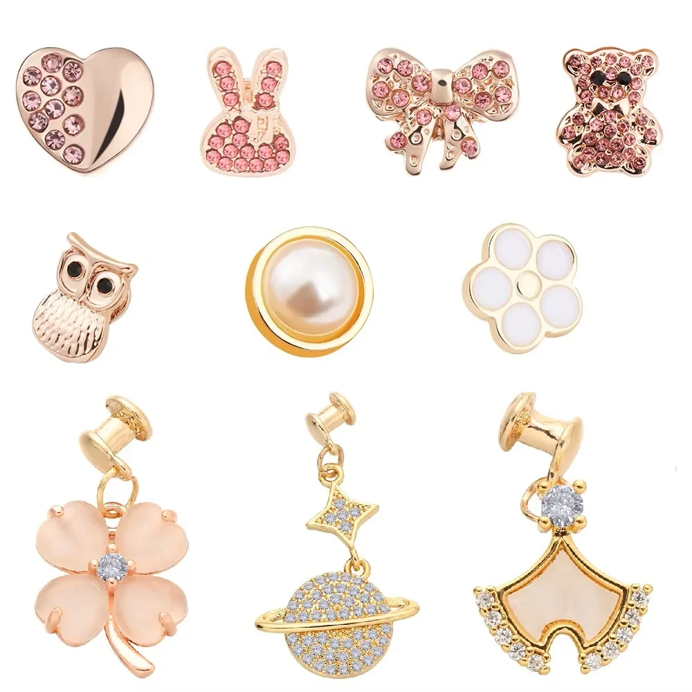 

Silicone Strap Decorative Nails for Apple Watch Band Charms Metal Diamond Ornament for iwatch Watchband Decor Nails Accessories