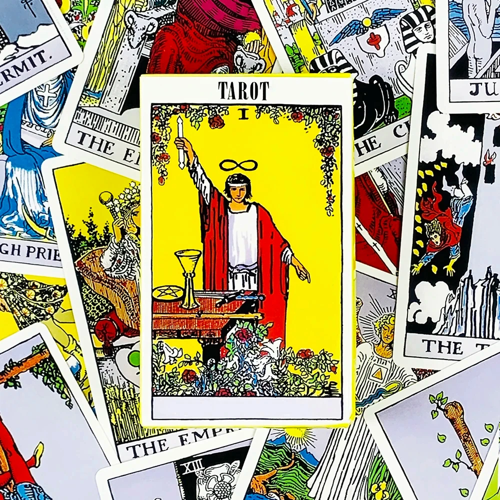 Carte de Tarot classique The Rider, Version anglaise/espagnole, jeu de société de Divination, jeux de vacances, jeu de Tarot d'attente, livret, jouet