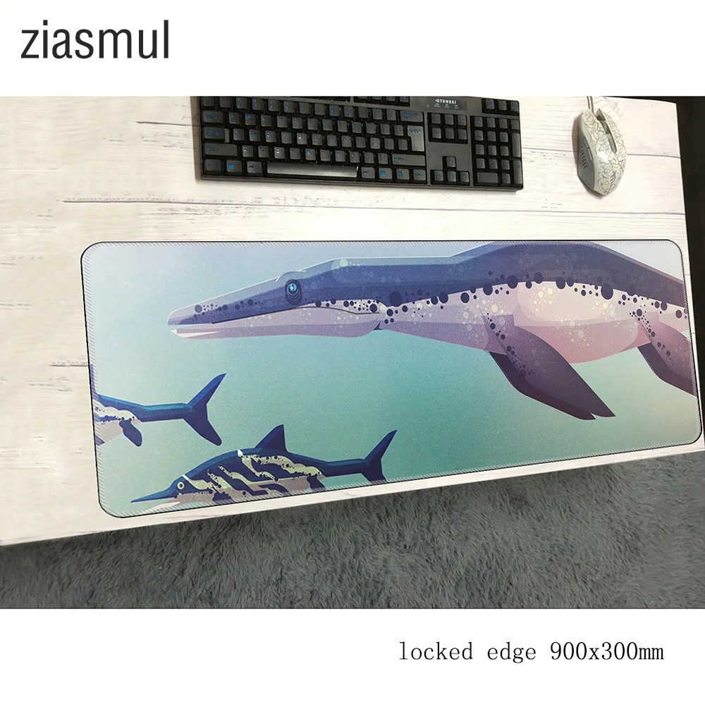 

Dinosaur mousepad gamer High quality 900x300x3mm gaming mouse pad big notebook accessories HD print padmouse Professional mat